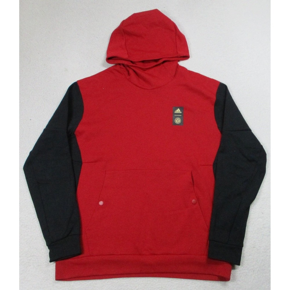 Adidas Atlanta United FC Hoodie Sweatshirt Mens Large Red Black MLS Soccer